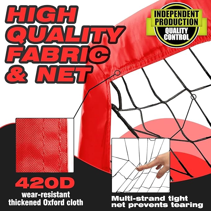 Kids Soccer Goal for Backyard 5×3, 6×4, 6×4, 9×5FT 9×5FT Easy