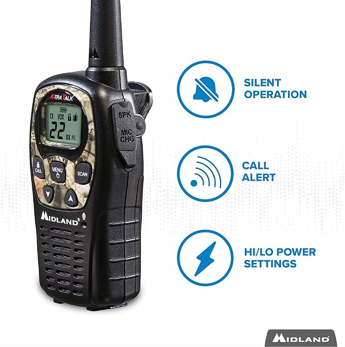 Midland LXT535VP3 FRS Walkie Talkie - Long Range 2 Radios)
