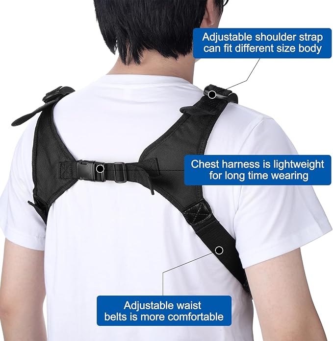 abcGoodefg Radio Chest Harness Chest Front Pack Pouch