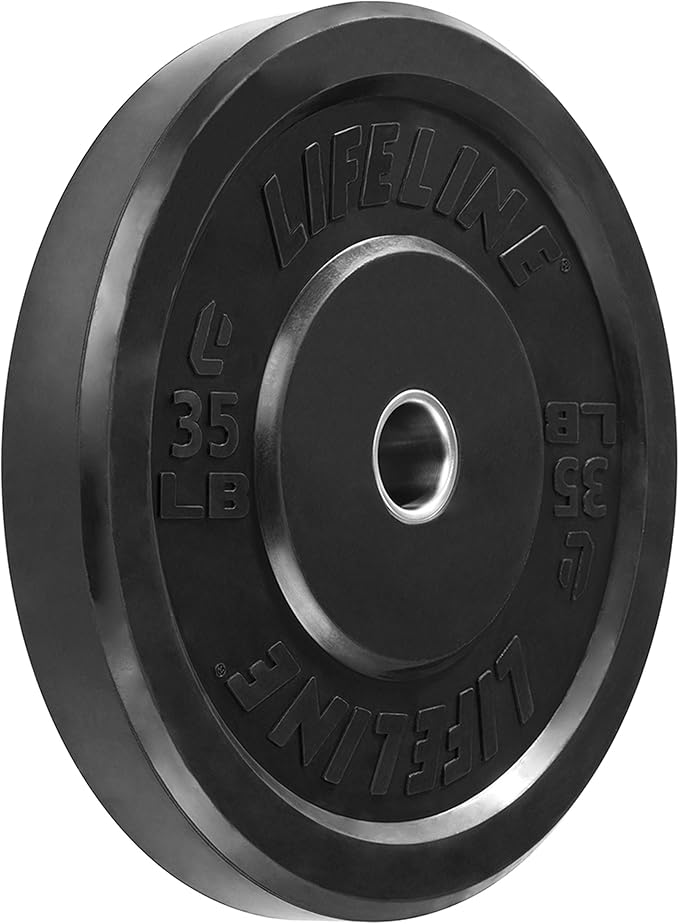 Lifeline Rubber Bumper Plate - Multiple Weight Options