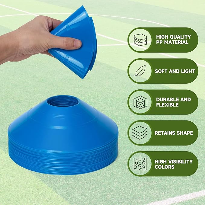 35 PCS Agility Soccer Cones for Training