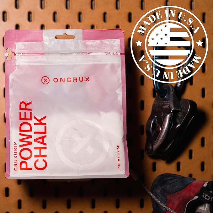 Loose Chalk Powder 14 OZ- Magnesium Carbonate Gym Chalk for Rock Climbing - Weight Lifting Chalk Powder - Hand Chalk for Gymnastics - Workout Chalk for Weightlifting CrossFit Powerlifting Chalk