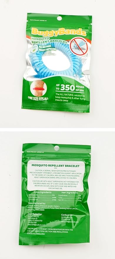 24 Pack Mosquito Bracelets