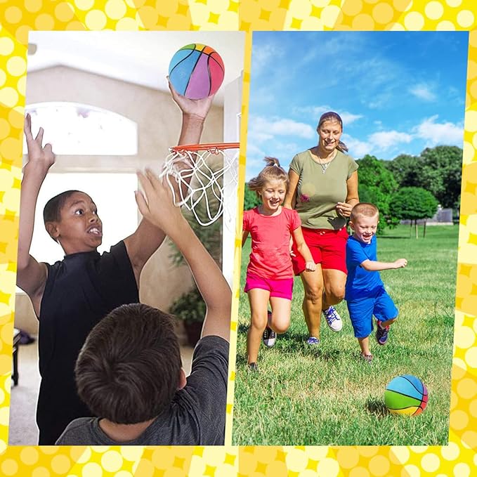 Mini Basketball (5 Pack) Small Basketball for Kids 7 inch