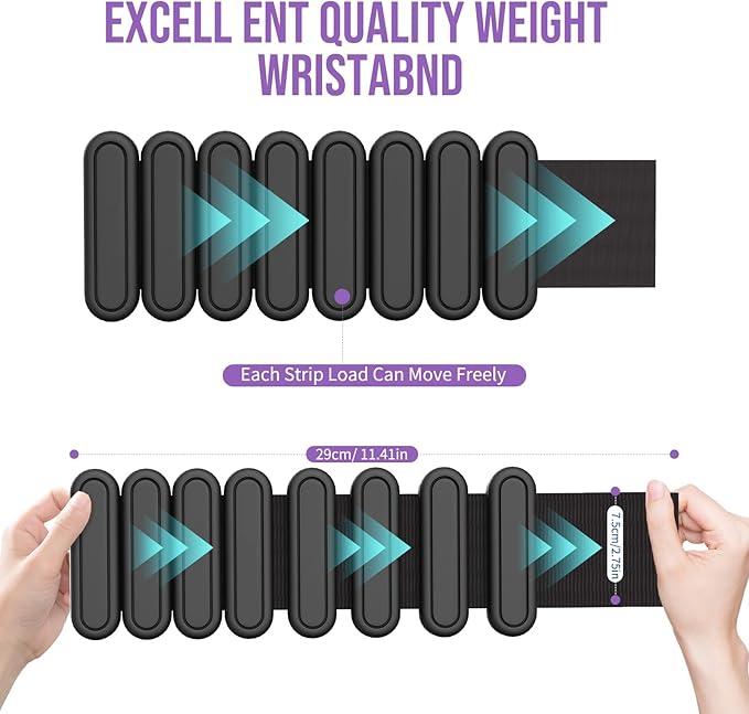 Ankle Weights for Women Set of 2 (1Lb Each)