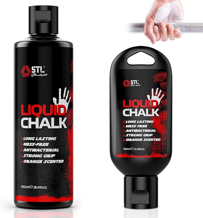 Liquid Chalk ā Weightlifting, Gym, Rock Climbing, Body Bouldering, Gymnastics,Calisthenics Pole Grip, Strong Grip Chalk Climbing Chalk for Dry Hands