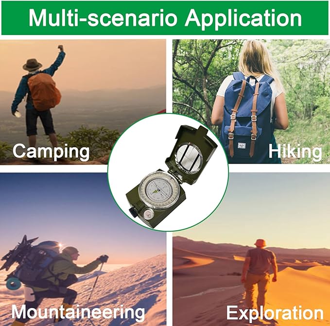 Military Compass, JYEASTZ Compass Military Grade for Hiking