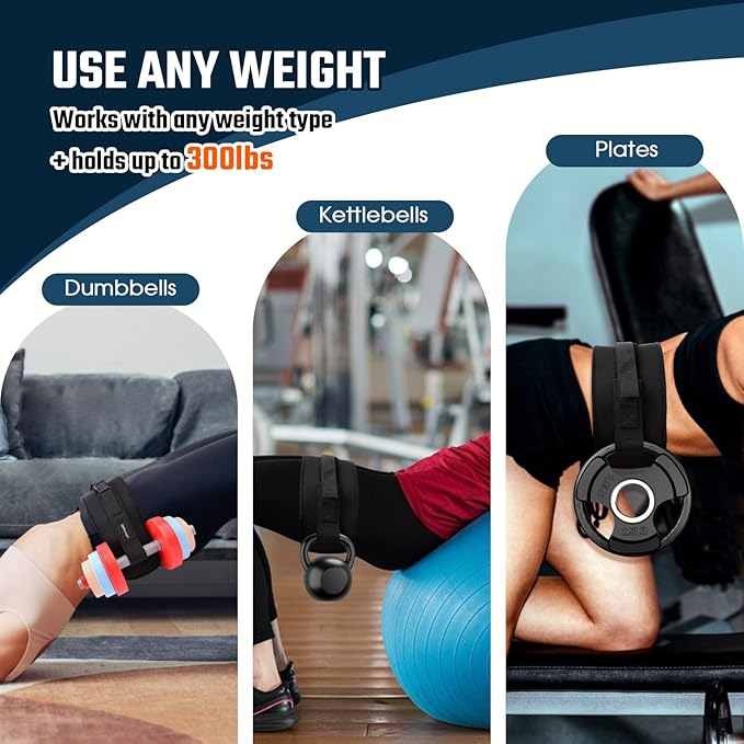 Hip Thrust Belt - With Slip Padding