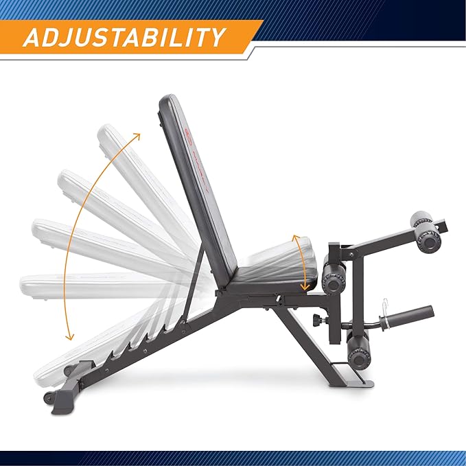 Marcy Adjustable Weight Bench w/Dual Leg Developer