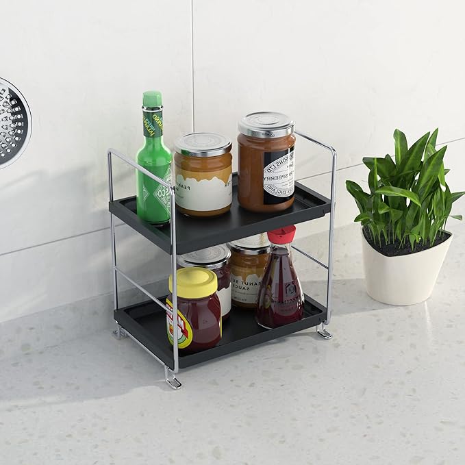 2 Tier Bathroom Organizer Countertop