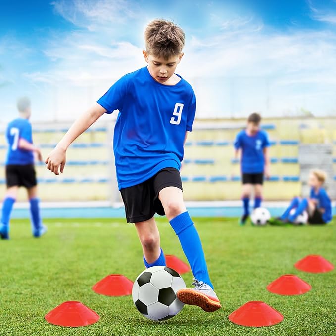 Kids Soccer Goals for Backyard Set - 2 6x4 ft
