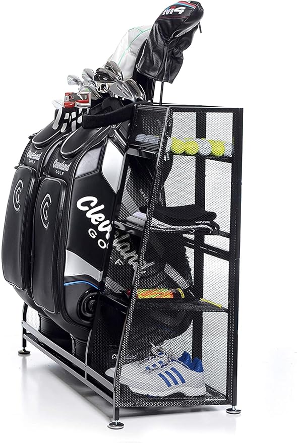 Milliard Golf Organizer - Extra Large Size - Fit 2 Golf Bags and Other Golfing Equipment and Accessories in This Handy Storage Rack - Great Gift Item