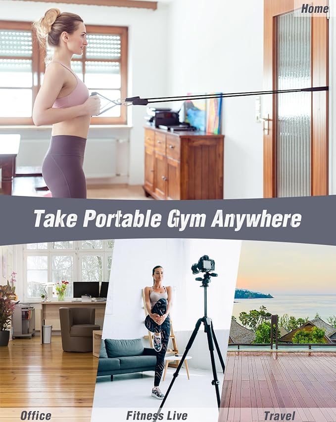 Hikeen Home Workout Equipment to Help Achieve Fitness Goals 27-in-1 Portable