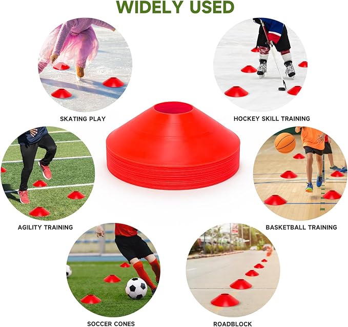 35 PCS Agility Soccer Cones for Training
