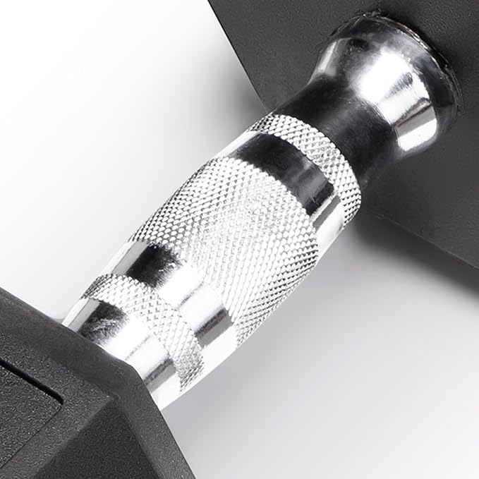 Marcy Rubber Hex Dumbbell - Available for 25lb - 50lb