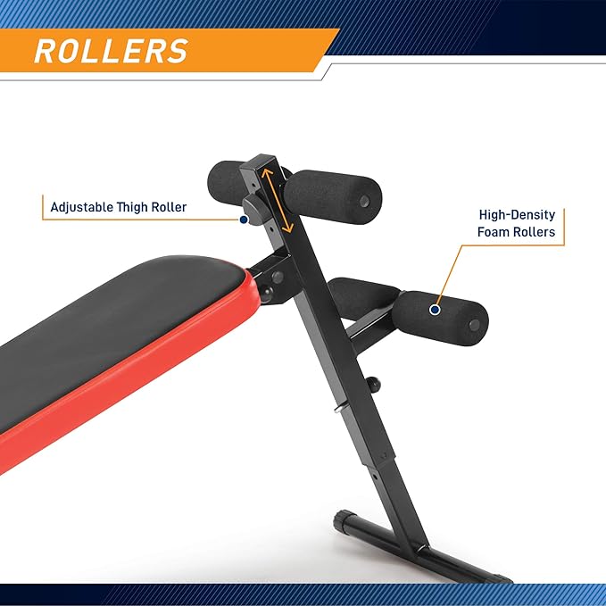 Marcy Utility Slant Board w/ Headrest – Folding SB-4606 , 29.00 x 18.00 x 59.00 inches