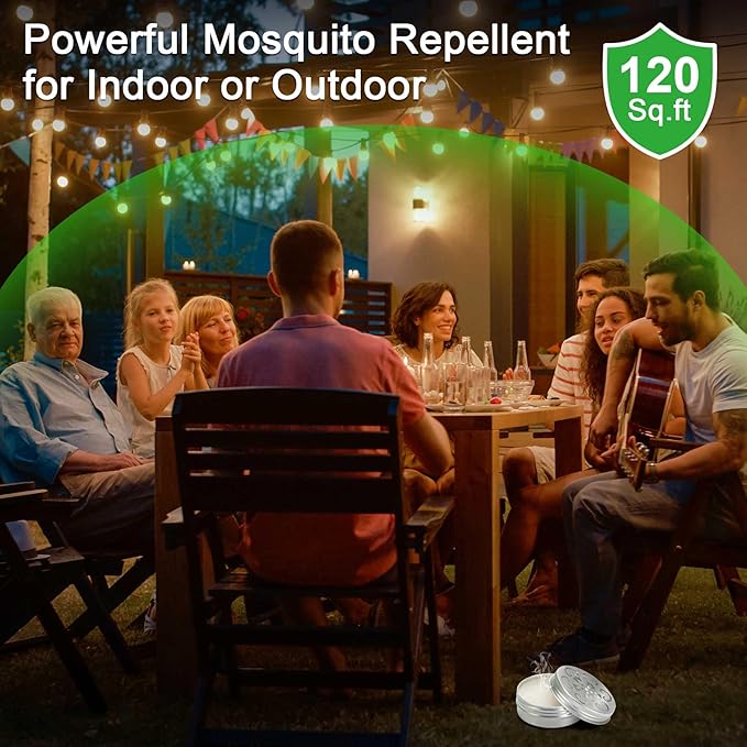 4 Pack Powerful Mosquito Repellent - Natural Deet