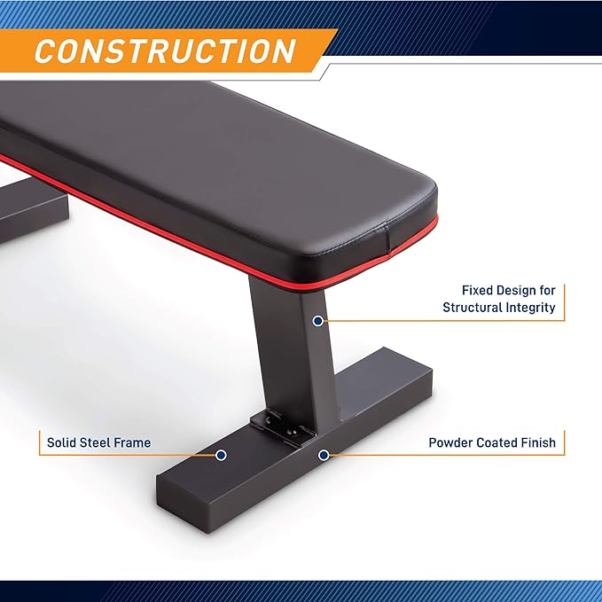 Marcy Flat Utility Weight Bench for Home Gym