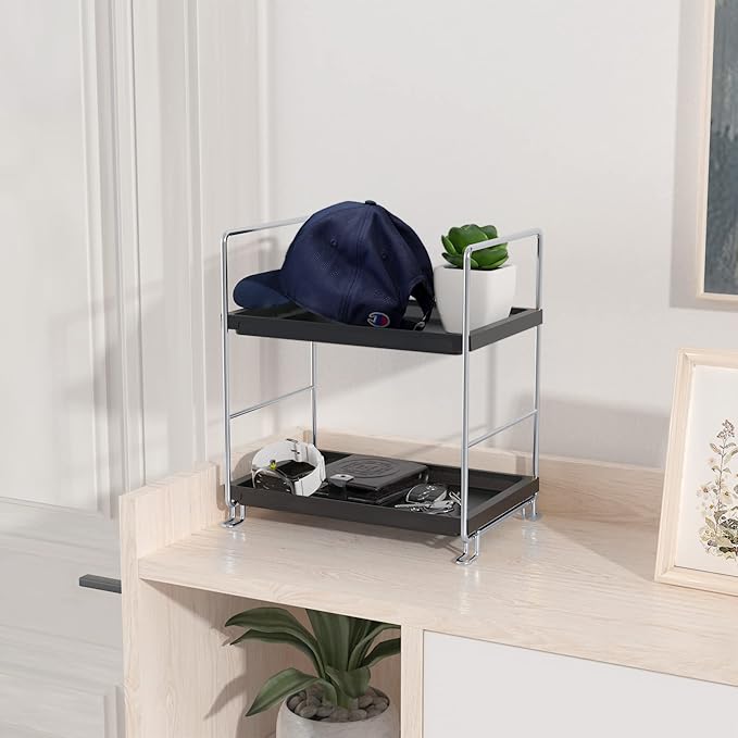 2 Tier Bathroom Organizer Countertop