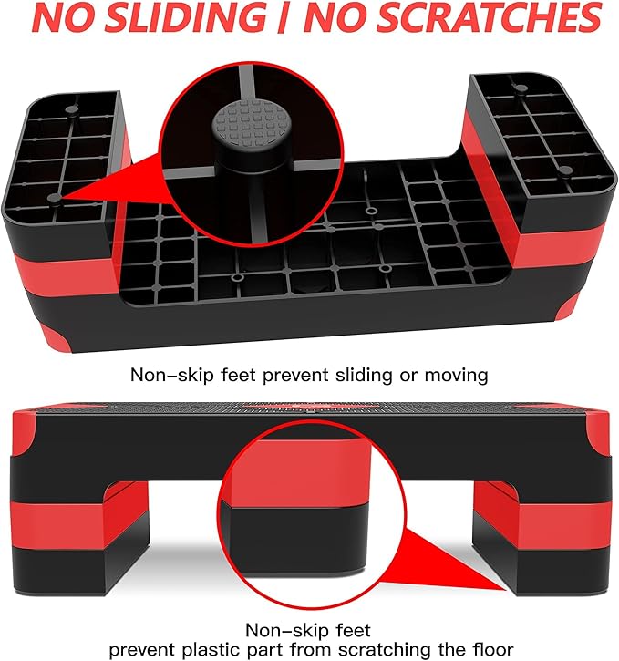 Aerobic Exercise Step 26.5" Step 4†6†6†8†8†Adjustable