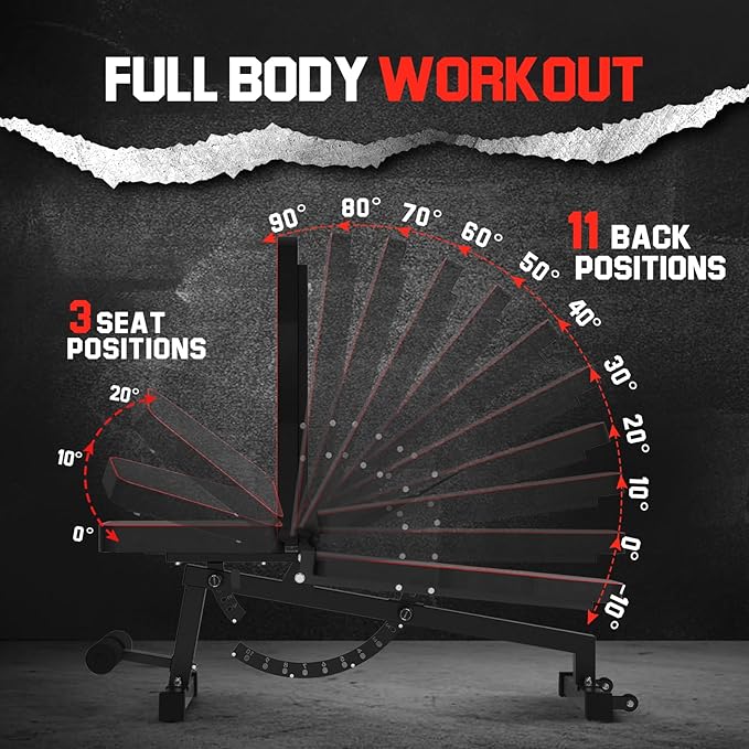 Adjustable Weight Bench 1200 LB