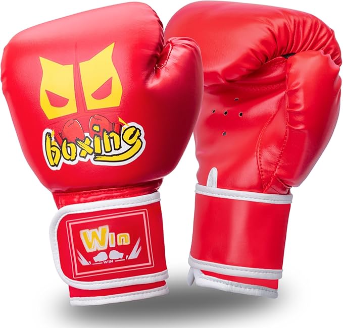 Kids Boxing Gloves 6oz for Boys and Girls 6-12, Training Gloves for Youth and Toddler, Punching Bag Kickboxing Muay Thai Mitts MMA