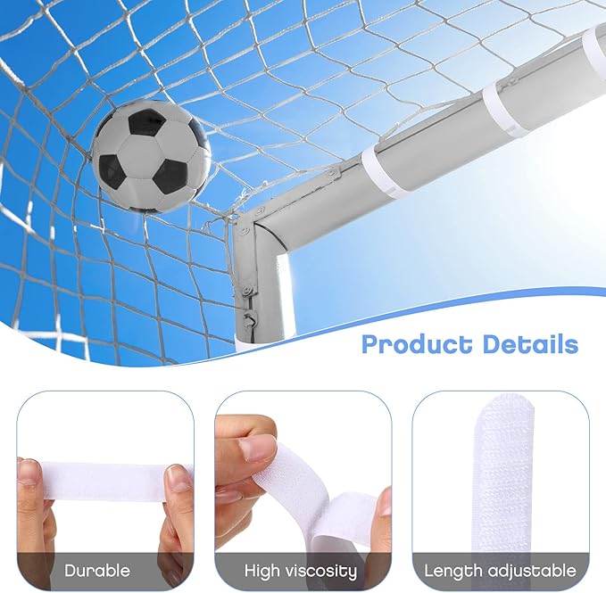 30 Pcs Goal Net Straps Soccer Attachment Straps 14 x 0.8 Inch