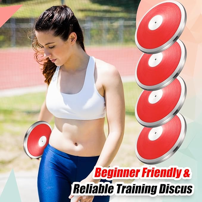 4 Pcs 1kg Sports Training Discus Boys Girls