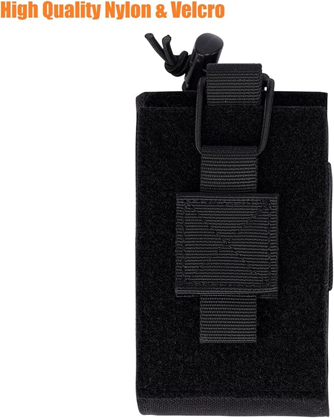 Adjustable Radio Pouch MOLLE Radio Holder for Tactical 5.56mm 7.62mm 7.62mm Magazine
