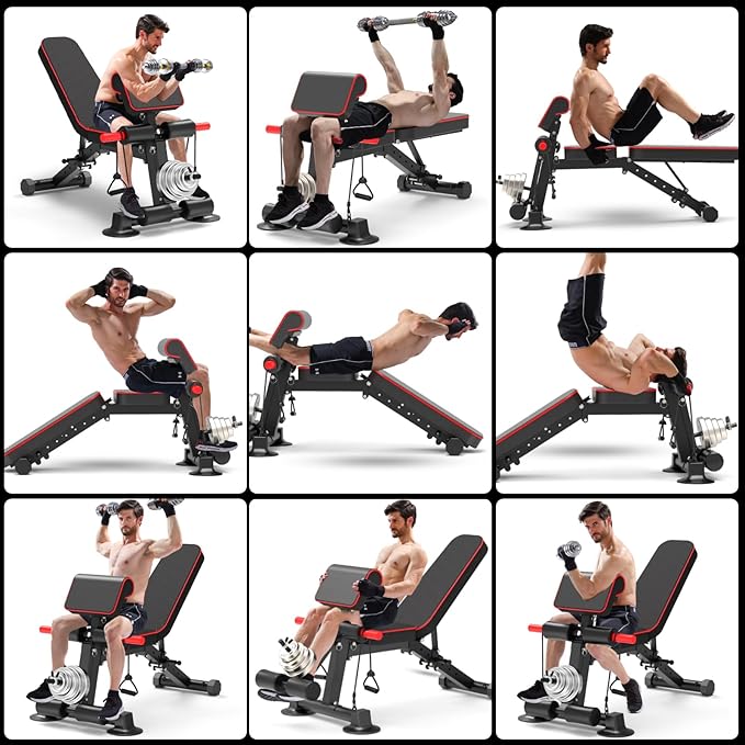 Adjustable Weight Bench 600LBS