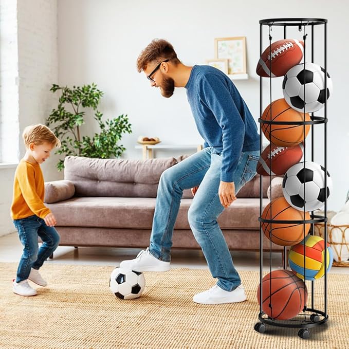 3 Layer Vertical Ball Storage Rack
