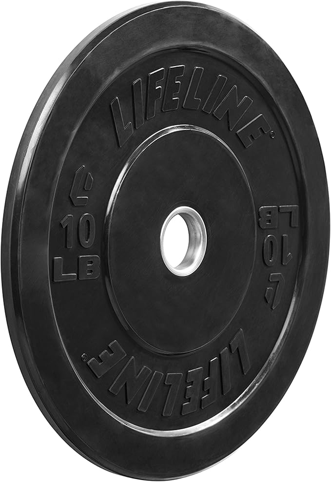 Lifeline Rubber Bumper Plate - Multiple Weight Options