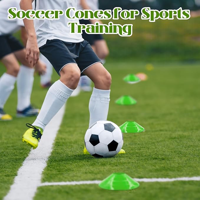 30 Pcs Disc Cones Training Cones Agility Soccer