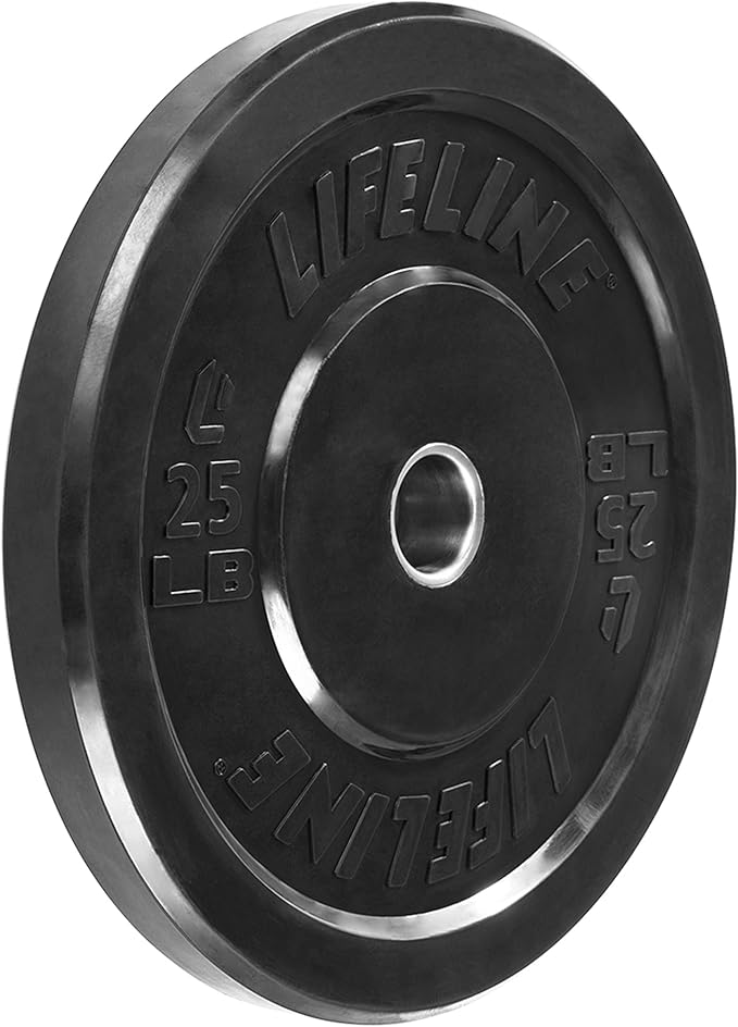 Lifeline Rubber Bumper Plate - Multiple Weight Options