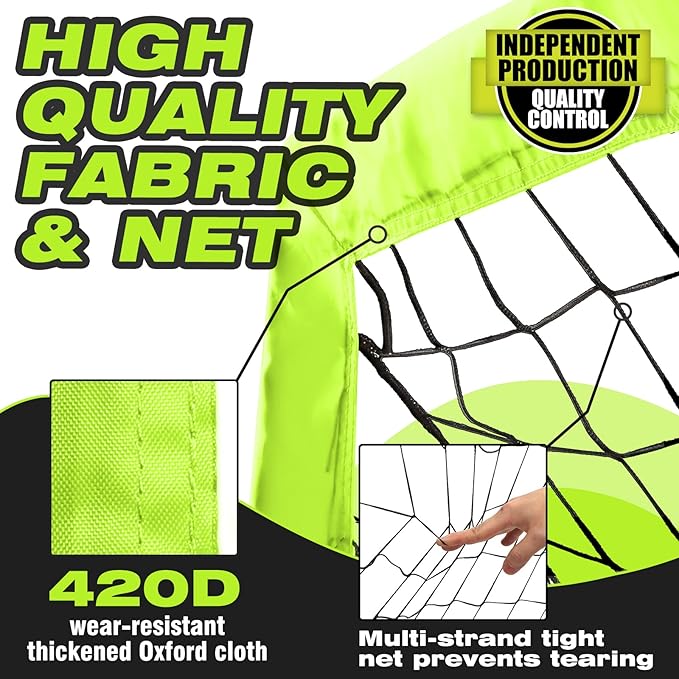 Kids Soccer Goals for Backyard 5×3, 6×4, 6×4, 9×5FT 9×5FT 2 2 Pieces