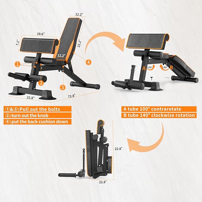 Adjustable Weight Bench 660LBS.
