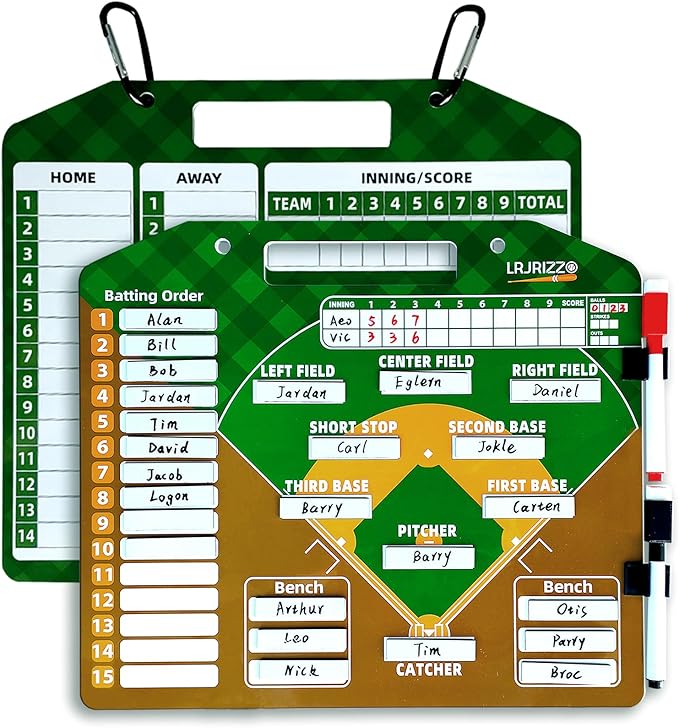 Magnetic Baseball Lineup Board,Baseball Lineup Cards Baseball Lineup