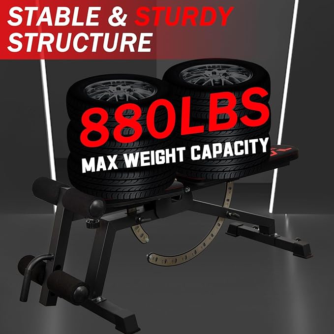 Adjustable Weight Bench 880LB Heavy