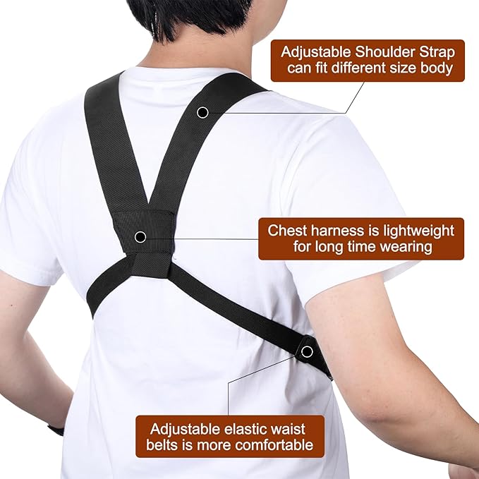 abcGoodefg Radio Chest Harness Chest Front Pack Pouch