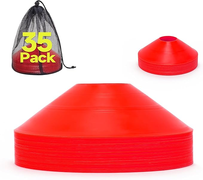 35 PCS Agility Soccer Cones for Training
