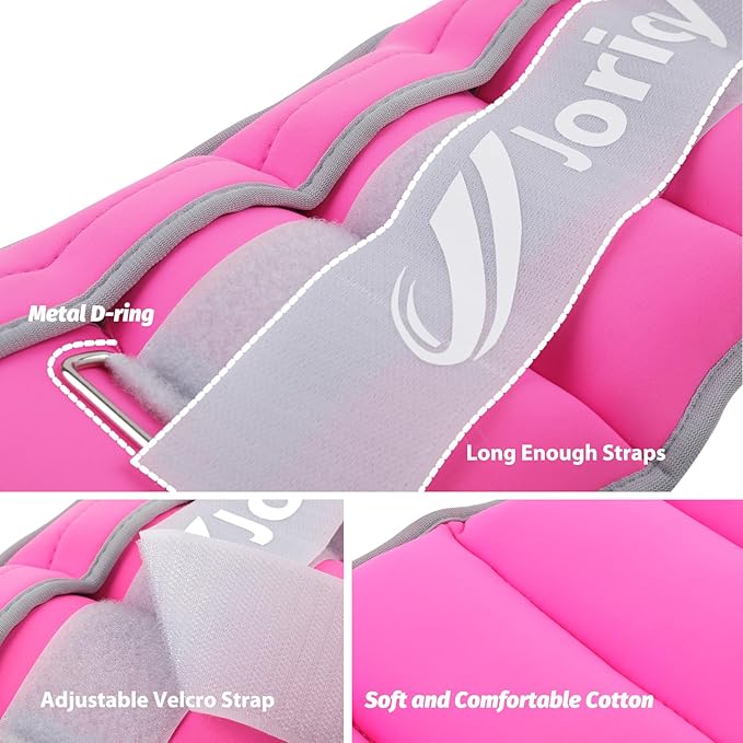 Adjustable Ankle Weights for Women Men Kids 1/2/3/4/5/6/8/10/12/20 1 Pair