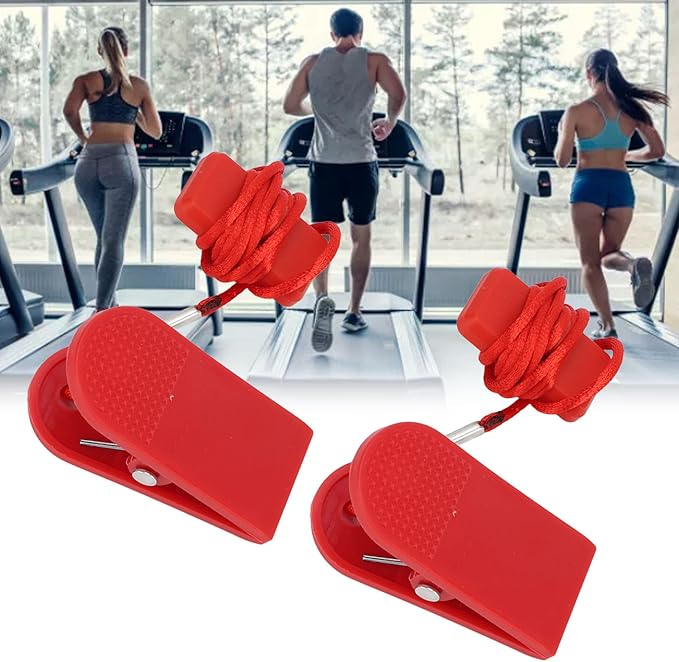 2pcs Treadmill Safety Key Magnetic Switch Fitness Replacement