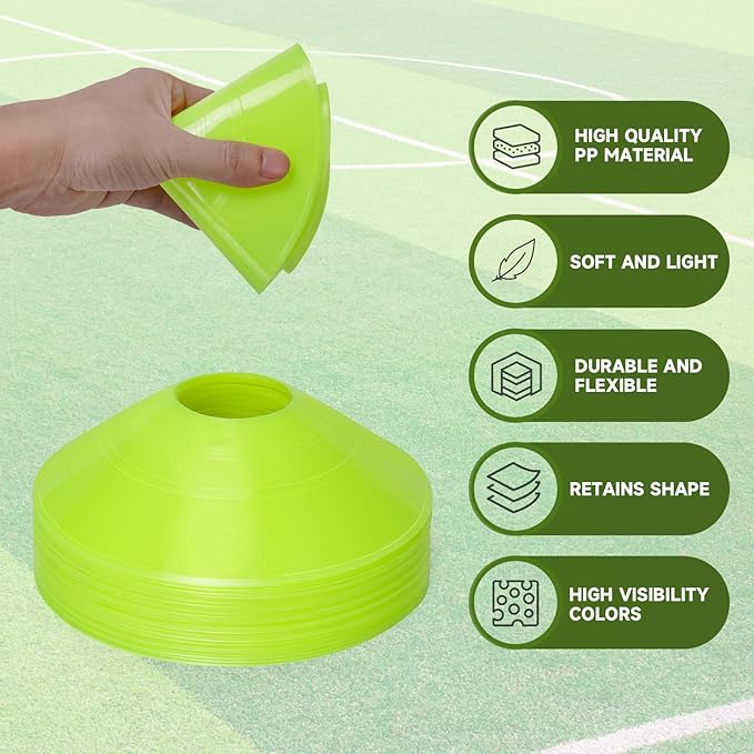 35 PCS Agility Soccer Cones for Training