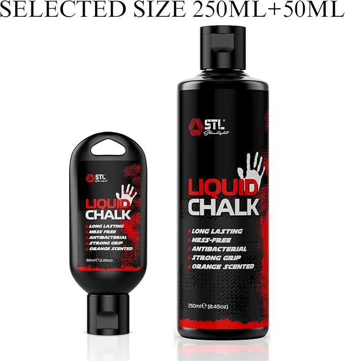 Liquid Chalk ā Weightlifting, Gym, Rock Climbing, Body Bouldering, Gymnastics,Calisthenics Pole Grip, Strong Grip Chalk Climbing Chalk for Dry Hands