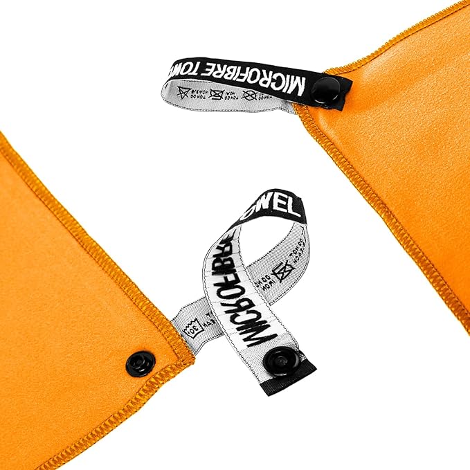 Microfiber Travel Towel (XXL:40"×72" -Orange)