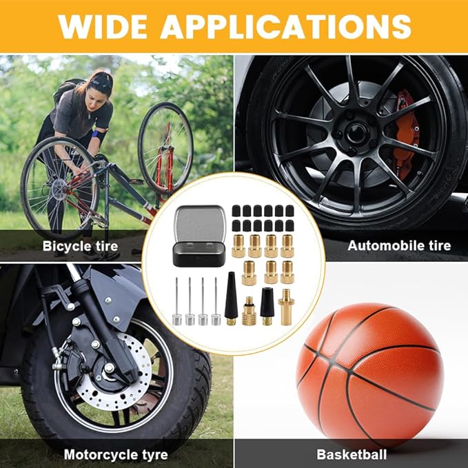 27pcs Presta Valve Adaptor Kits