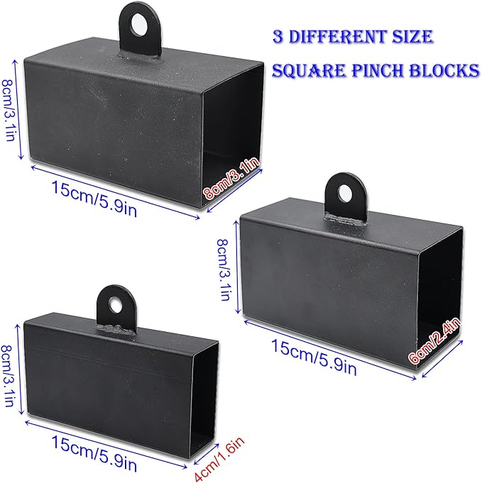 Metal Pinch Block Grip Set with Loading Pin