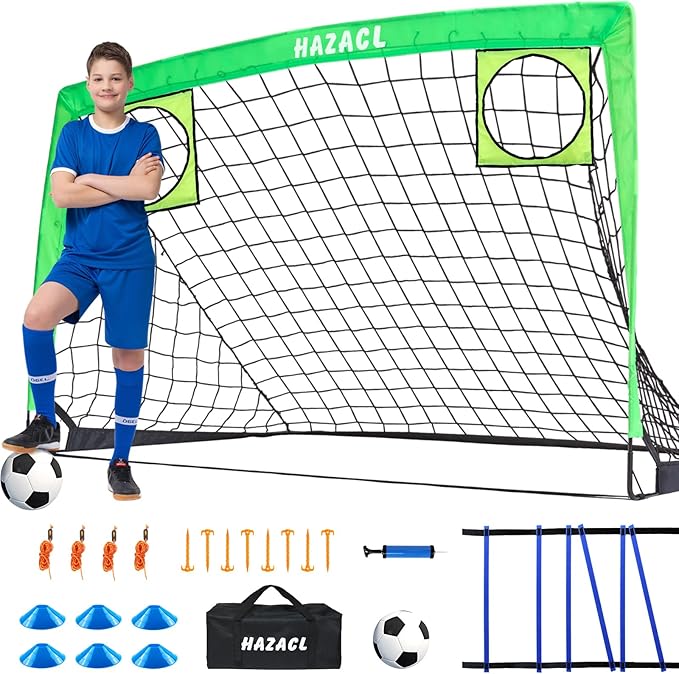 Kids Soccer Goal for Backyard 9x5 FT