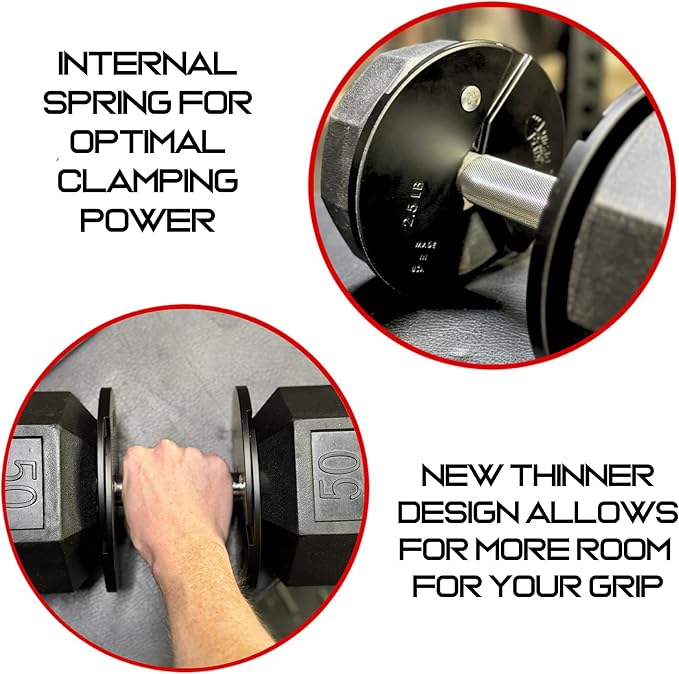 Micro Gainz Dumbbell Fractional 2.5 lb Weight Plate, Ideal for Micro Loading, (Choose Color) 4 Piece Fractional Weight Plates, Designed for Dumbbell Training, Made In USA