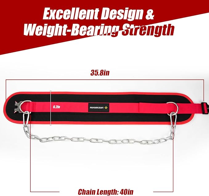 MANUEKLEAR Quick Locking Dip Belt 40 inchs